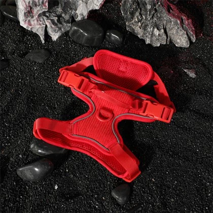 Arnés acolchado de pana para perros